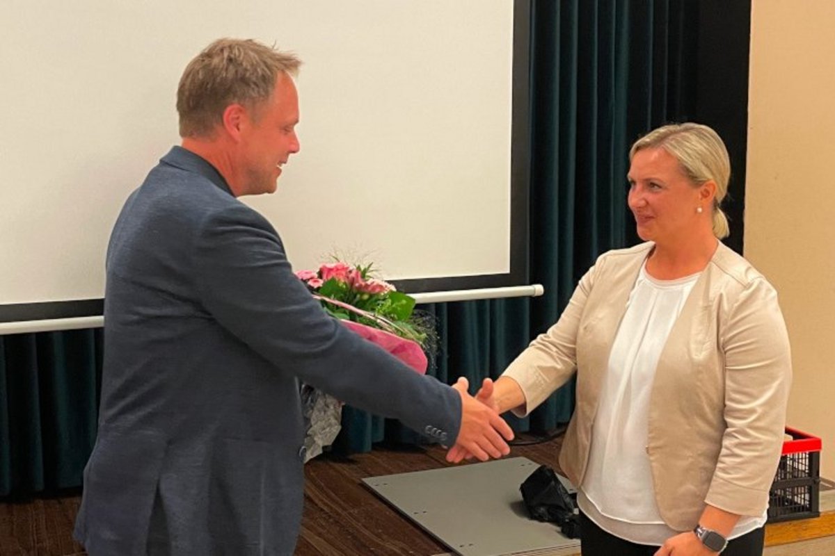 Gratulation durch den Amtsvorsteher
